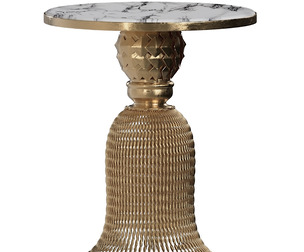 Kay marble table with tassels