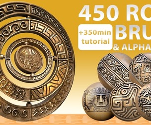 mayan brush pack  with tutorial