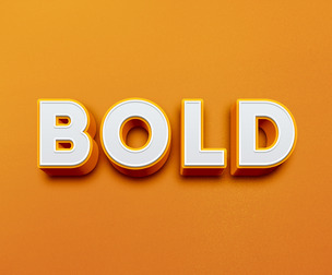 3D Bold PSD fully editable style text effect.