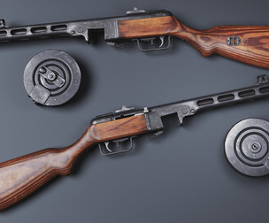 submachine gun PPSH