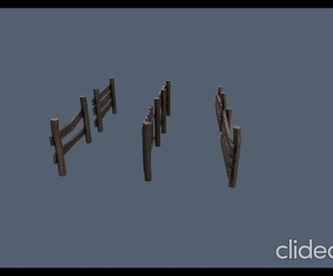 Fence and gate