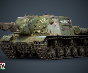 Soviet tank ISU-152 Zveroboi