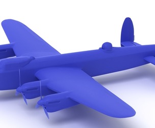 Avro Lancaster 3D print 3D print model