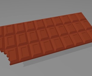 Chocolate Bar Bitten Bite Candy