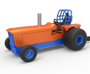 Tractor dragster concept Scale 1:25