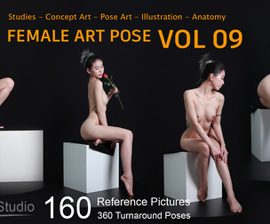 Female Art Pose - Vol 09 - Reference Pictures