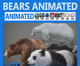 Pack - Animated Bears