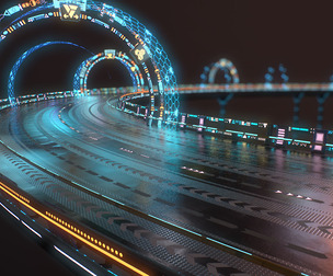 Sci-Fi Road (One Modular Part)