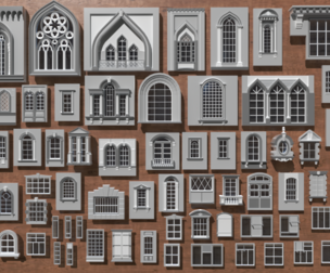 Windows Collection 1 - 75 pieces