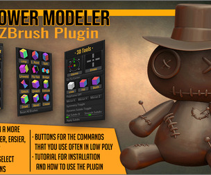 Power Modeler ZBrush Plugin