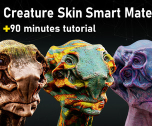 10 Creature skin smart materials + tutorial_VOL05