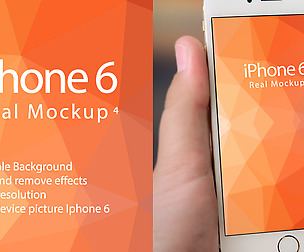 Mockup Iphone 6 Real Photo Mockup 4 for Photoshop