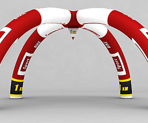 Banner commercial road bike low poly 2011