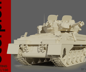 Assembly model BRM FV101 Scorpion STL