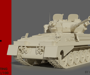 Assembly model BRM FV101 Scorpion-90 STL