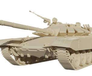 Tank T 72 B3 STL