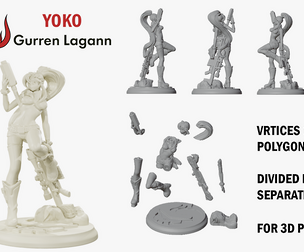 YOKO GurrenLagann STL