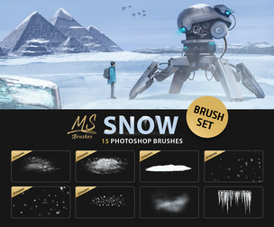 Snow Photoshop Brushes