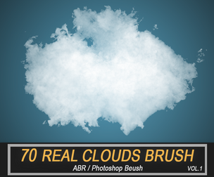 70 Real Clouds Brush (ABR) (2k) vol.1