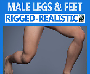 Adult Male Legs and Feet