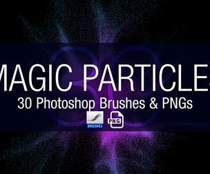 Magic Particles PS Brushes & PNGs