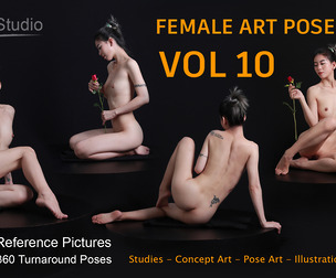 Female Art Pose - Vol 10 - Reference Pictures