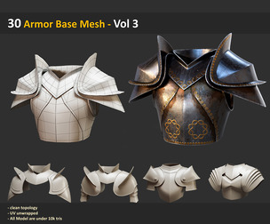 30 Armor Base Mesh - Vol 3
