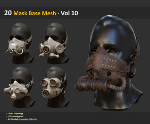 20 Mask Base Mesh - Vol 10