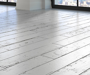 Parquet - White Painted