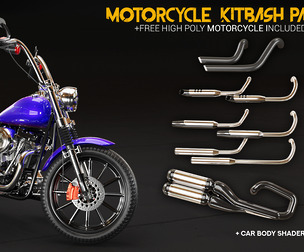 Motorcycle KitBash parts