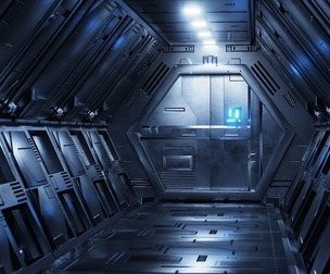 Sci-Fi Airlock Corridor