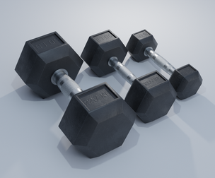 Dumbbells 4K and 2K Textures