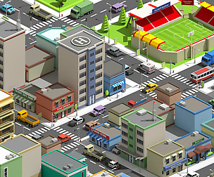 SimplePoly City - Low Poly Assets