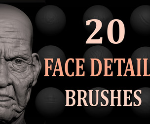 Face Details Brush + Alphas