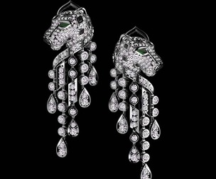 earrings panther