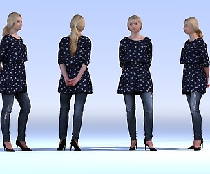 DOSCH 3D: LO-POLY PEOPLE VOL. 1 - Sample