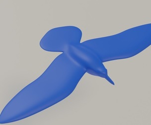 Seagull simple 3d print