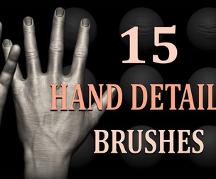 Hand Details Brush + Alphas