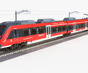 Bombardier TALENT Train Regodb Rigged&Animated