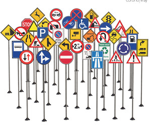 Street sign-set 01