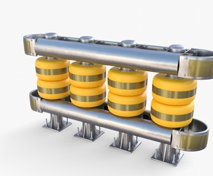 Tileable rolling barrier v1