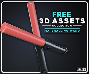 Marshalling Wands - Free 3D Assets Collection