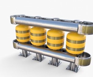 Tileable rolling barrier v2