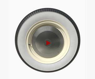Generic 50s sedan wheel