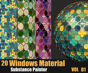 20 Windows  Materials In Substance Painter