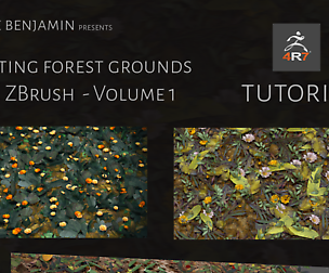 Creating forest grounds with ZBrush - Volume 1