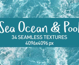 34 Seamless Sea, Ocean and Pool Textures