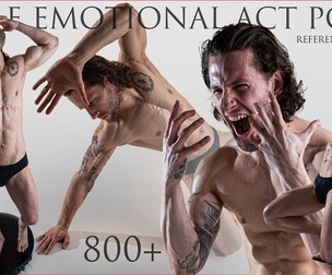 Male Emotional Act poses 800+ [Daily reference]
