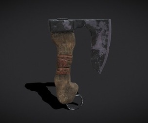 Mini Bearded Hand Axe