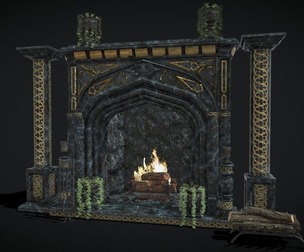 Regal Marble Fire Place